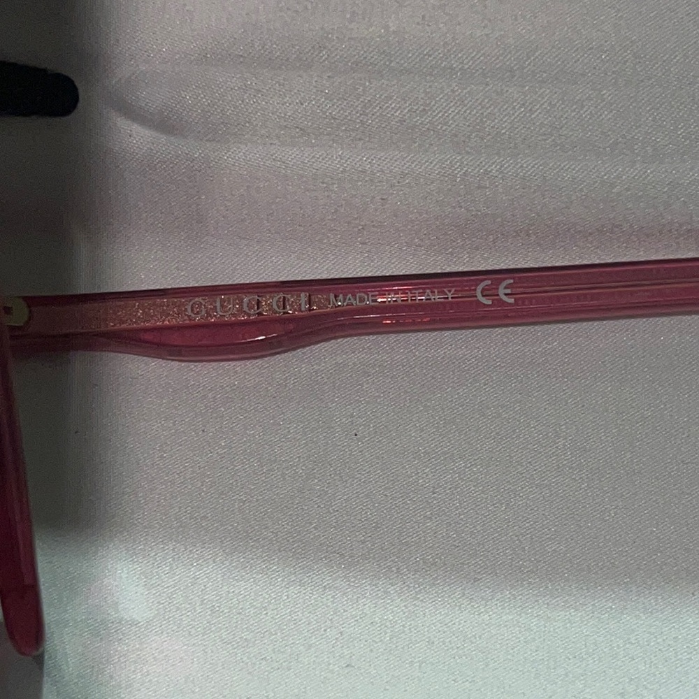 Authentic Gucci Sunglasses Barbie pink oversized round iconic celebrity retro 💕 - Picture 12 of 17